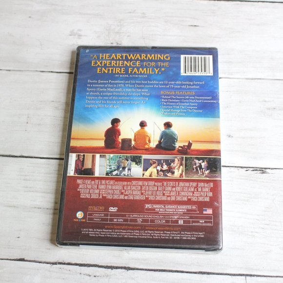 The Secrets of Jonathan Sperry DVD Inspirational Christian Family Movie - Picture 3 of 3
